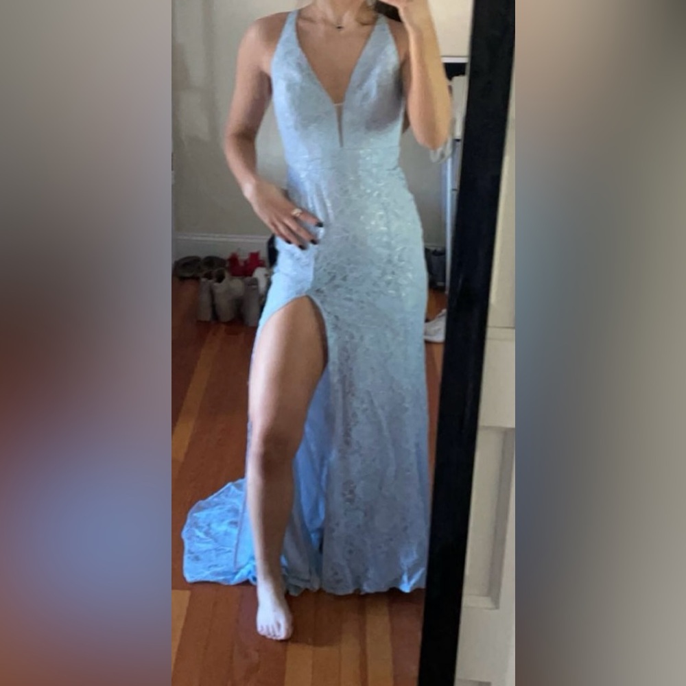 Lulus Light Blue Dress- NEVER WORN